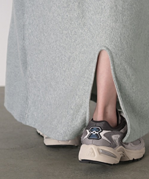 HUG.U（ハグユー）の「＜選べる着丈＞ 大人スウェットワンピ（ワンピース・レディース・ベージュ/ダークグレー/ライトグレー/ブラック/ライトブルー・レギュラー丈/トール丈）」の14枚目の写真