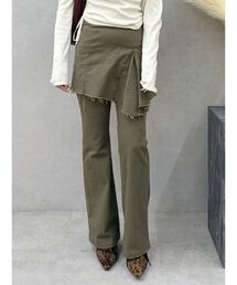 レイヤードフレアパンツ