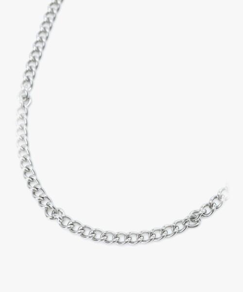 agnes b.(アニエスベー)の「メンズ スチール ネックレス ”Lezard”(ネックレス・メンズ・シルバー・FREE)」の3枚目の写真