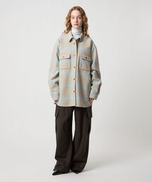 6（ロク）の「＜6(ROKU)＞REVER HOODED PULLOVER COAT/コート