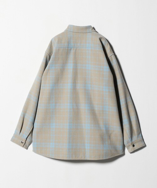 6（ロク）の「＜6(ROKU)＞チェック CPO ジャケット（その他アウター・レディース・ベージュ・36/38）」の4枚目の写真