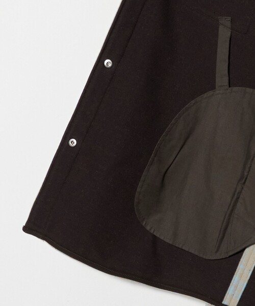 6（ロク）の「＜6(ROKU)＞チェック CPO ジャケット（その他アウター・レディース・ベージュ・36/38）」の9枚目の写真