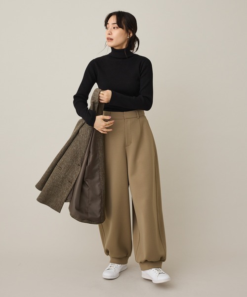 CRAFT STANDARD BOUTIQUE（クラフトスタンダードブティック）の「ツイードジャケット（テーラードジャケット・レディース・チャコールグレー/ダークブラウン・FREE）」の14枚目の写真