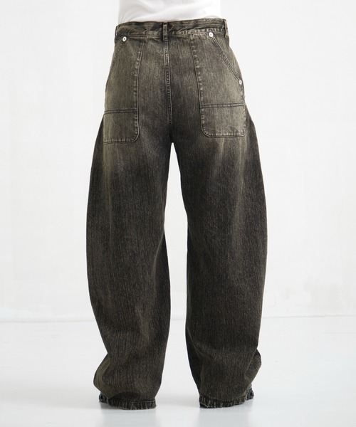 COLOR DYED SLAB CURVED DENIM（デニムパンツ）｜CONZ（コンズ）の