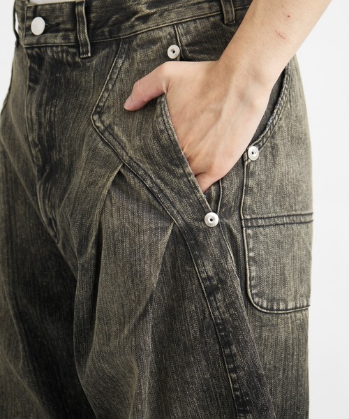 COLOR DYED SLAB CURVED DENIM（デニムパンツ）｜CONZ（コンズ）の
