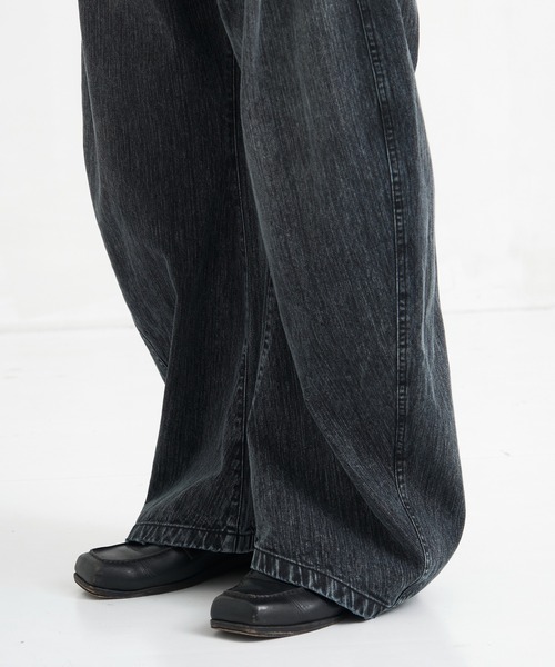 COLOR DYED SLAB CURVED DENIM（デニムパンツ）｜CONZ（コンズ）の