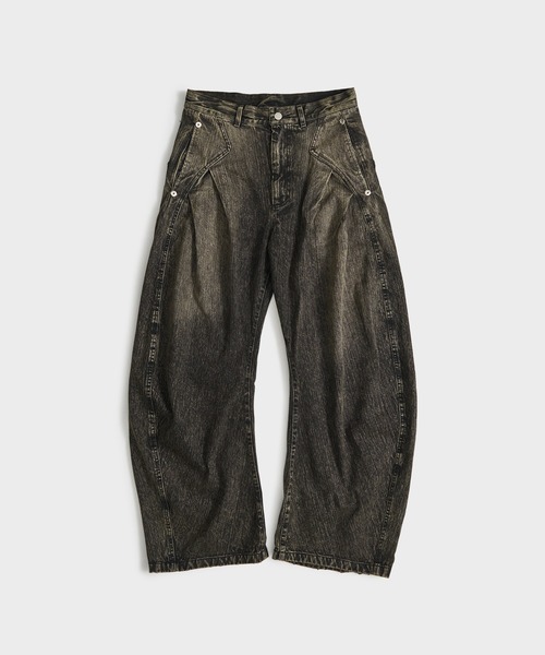 COLOR DYED SLAB CURVED DENIM（デニムパンツ）｜CONZ（コンズ）の