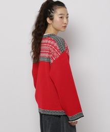 niko and... | トライバルジャガードニットプルオーバー(ニット/セーター)