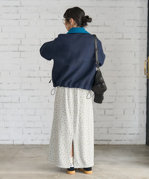 FREAK'S STORE(フリークスストア)の「フラワープリント スウェットスカート <セットアップ対応>限定展開(スカート・レディース・オフホワイト/ライトグレー・フリ-)」の5枚目の写真