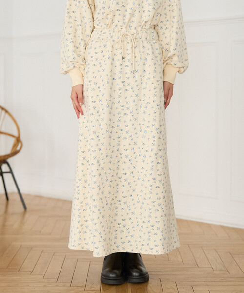 FREAK'S STORE(フリークスストア)の「フラワープリント スウェットスカート <セットアップ対応>限定展開(スカート・レディース・オフホワイト/ライトグレー・フリ-)」の21枚目の写真