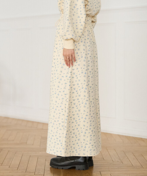 FREAK'S STORE(フリークスストア)の「フラワープリント スウェットスカート <セットアップ対応>限定展開(スカート・レディース・オフホワイト/ライトグレー・フリ-)」の22枚目の写真