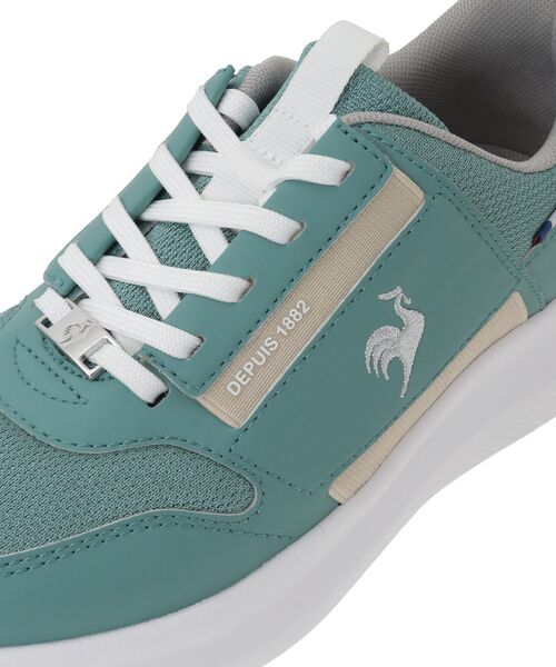 le coq sportif(ルコックスポルティフ)の「■別注 le coq LCS マルヌ(スニーカー・レディース・グリーン・24.5cm/23.5cm)」の8枚目の写真