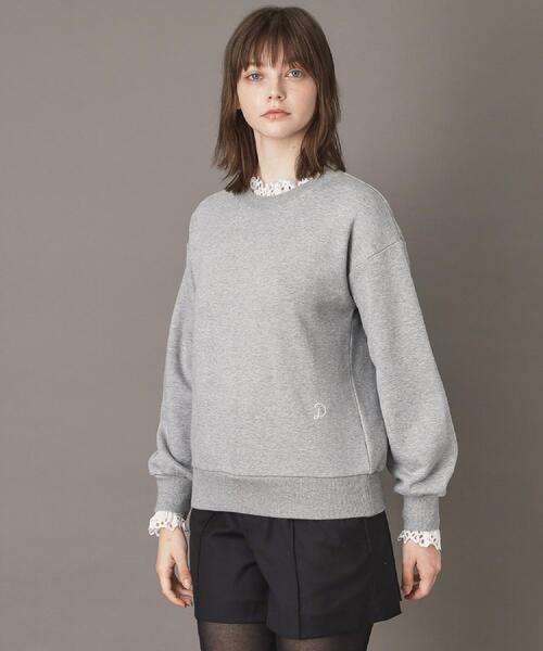 セール】取り外しフリル付き裏毛プルオーバー（スウェット