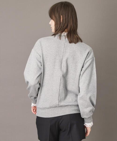 DRESSTERIOR(ドレステリア)の「取り外しフリル付き裏毛プルオーバー(スウェット・レディース・ブラック/ライトイエロー系/ライトグレー・38/36/34)」の16枚目の写真