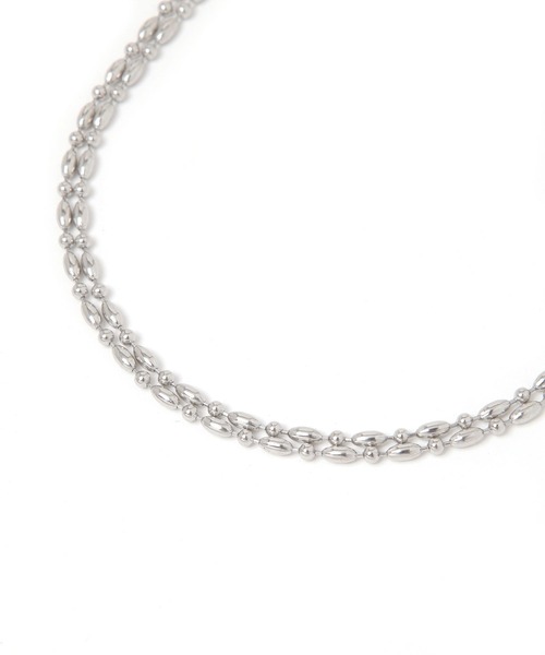 niko and...（ニコアンド）の「ステンレスチェーンマルチネックレス1（ネックレス・レディース・イエロー/グレー・0）」の2枚目の写真