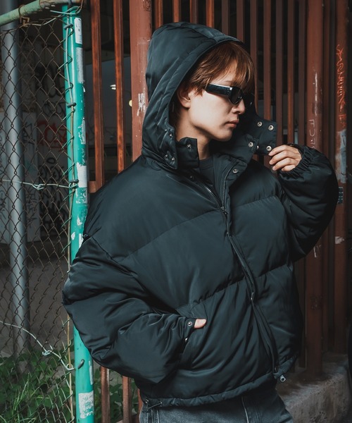 improves（インプローブス）の「ショート丈 中綿 ダウンジャケット（ダウンジャケット/コート・メンズ・ブラック/カーキ・LARGE/MEDIUM/SMALL/X-LARGE）」の4枚目の写真