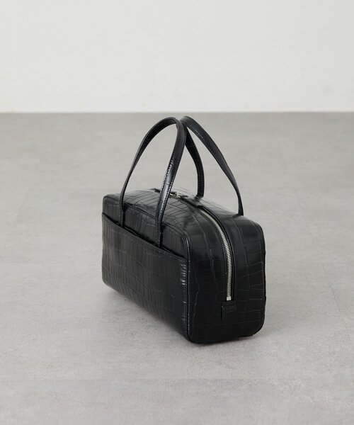 BEARDSLEY（ビアズリー）の「《NOTHING WRITTEN》ポケットハンドバッグ（クロコダイル）（ハンドバッグ・レディース・ブラック・FREE）」の7枚目の写真
