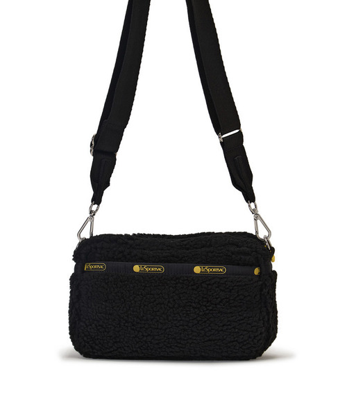 LeSportsac（レスポートサック）の「E/W MOBILE CROSSBODY ブライトウッドストック（ショルダーバッグ・レディース・ブラック・FREE）」の6枚目の写真