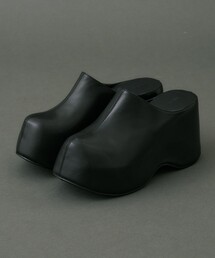 UNITED TOKYO | Light Weight Leather Clogs｜厚底(サンダル)