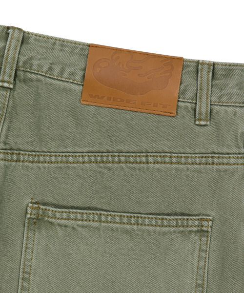 WKNDRS(ウィーキャンドース)の「DRAGGY WORK PANTS (OLIVE)(デニムパンツ・レディース・その他・LARGE/MEDIUM/SMALL/X-LARGE)」の5枚目の写真