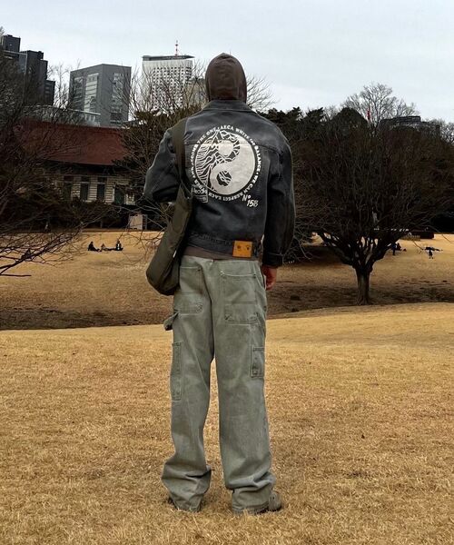 WKNDRS(ウィーキャンドース)の「DRAGGY WORK PANTS (OLIVE)(デニムパンツ・レディース・その他・LARGE/MEDIUM/SMALL/X-LARGE)」の19枚目の写真