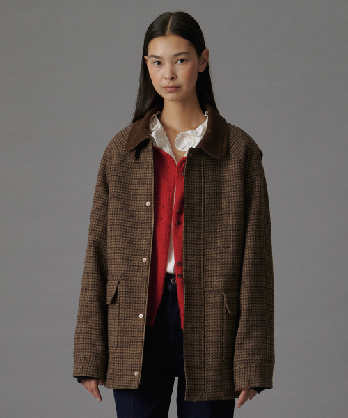 TTUDEMENT(トュードメント)の「80s BRITISH HUNTING JACKET BROWN(ミリタリージャケット・レディース・その他・SMALL/MEDIUM)」の3枚目の写真