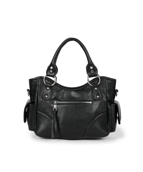 IUGAMAKARAS(イウガマカラス)の「Studded Leather Mini Shoulder Bag (Black)(トートバッグ・レディース・その他・FREE)」の10枚目の写真
