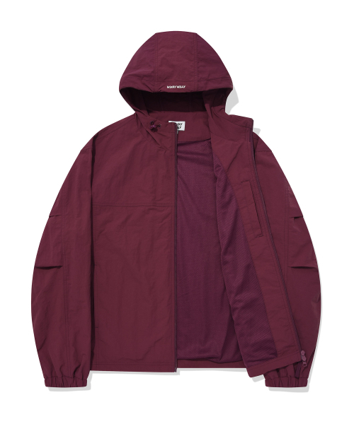 Wacky WiLLy(ワッキーウィリー)の「化繊フードジャケットパープル(ナイロンジャケット・レディース・その他・SMALL/MEDIUM/LARGE/X-LARGE)」の4枚目の写真