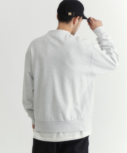 CAMP7(キャンプセブン)の「【CAMP7】胸ポケット刺繍ロゴ クルーネックトレーナー (シンプル&機能的/カジュアル/抗菌防臭/ポケット付き/男女兼用)(スウェット・メンズ・オリーブ/ブラック/ライトグレー・L/XL/M)」の20枚目の写真