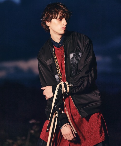 glamb（グラム）の「Blow Leather Tape Strap / ブロウレザーテープストラップ（チャーム・メンズ・ベージュ/ブラック・FREE）」の19枚目の写真