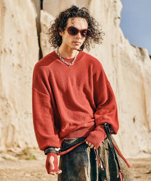 glamb（グラム）の「Blow Leather Tape Strap / ブロウレザーテープストラップ（チャーム・メンズ・ベージュ/ブラック・FREE）」の18枚目の写真