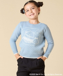 a.v.v（アーヴェヴェ）の「[100-140]すみっコぐらしジャカードニット（ニット/セーター・キッズ）」