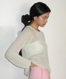 SINOON | SUMMER ROUND KNIT (MINT)(ニット/セーター)