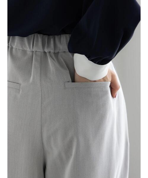 Te chichi（テチチ）の「タックワイドフルレングスパンツ《2025winter catalog item》（その他パンツ・レディース・ブラック/チャコールグレー/グレー・F）」の4枚目の写真