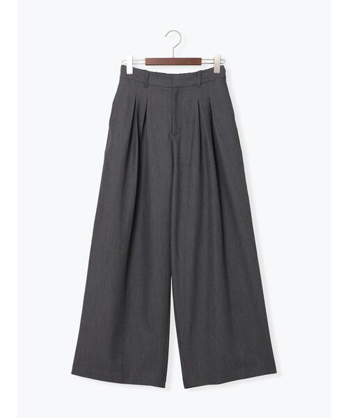 Te chichi（テチチ）の「タックワイドフルレングスパンツ《2025winter catalog item》（その他パンツ・レディース・ブラック/チャコールグレー/グレー・F）」の10枚目の写真