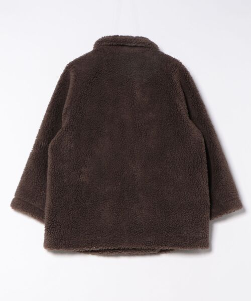 Liesse（リエス）の「ビックカラーボアコート（その他アウター・レディース・ブラウン・FREE）」の2枚目の写真