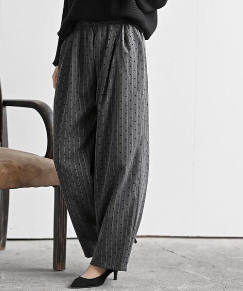 rps（アールピーエス）の「ハートドットイージーパンツ（その他パンツ・レディース・ブラック/チャコールグレー・フリー）」の2枚目の写真