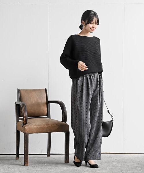 rps（アールピーエス）の「ハートドットイージーパンツ（その他パンツ・レディース・ブラック/チャコールグレー・フリー）」の3枚目の写真