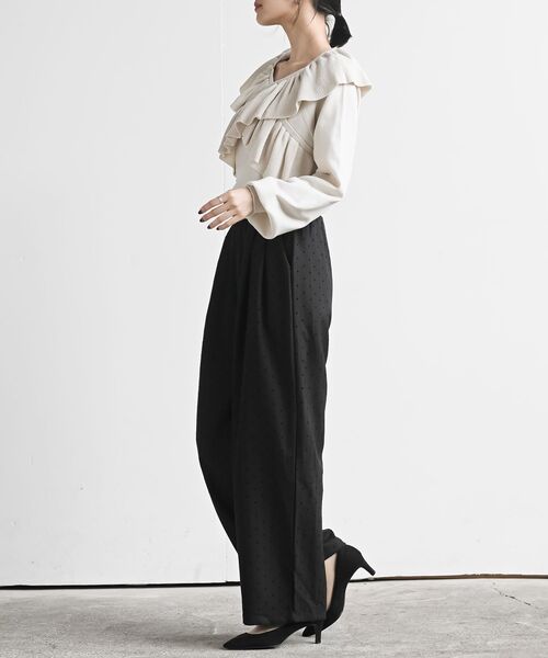 rps（アールピーエス）の「ハートドットイージーパンツ（その他パンツ・レディース・ブラック/チャコールグレー・フリー）」の15枚目の写真