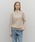 MARITHE + FRANCOIS GIRBAUD�i�}���e�t�����\���W���{�[�j�́uLETTERING LOGO KNIT PULLOVER�i�j�b�g/�Z�[�^�[�j�v�bBeige