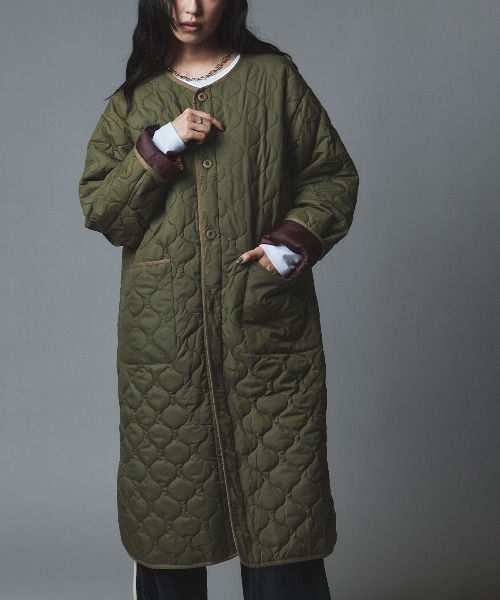 オニオン キルト ロング コート セット / Onion Quilt Long Coat Set