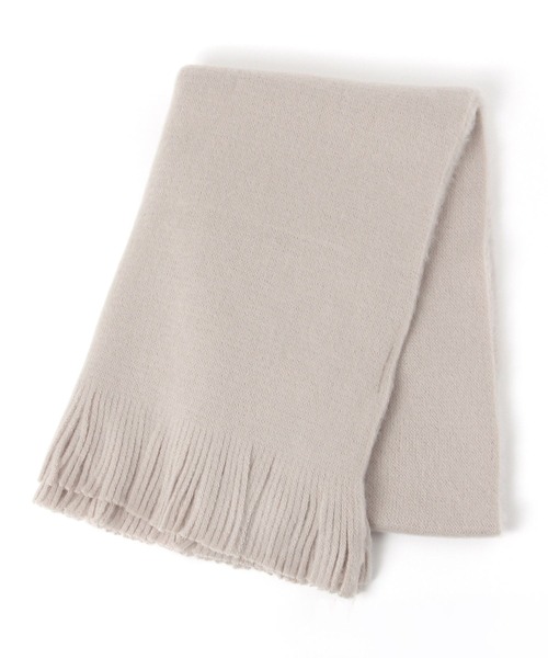 GLOBAL WORK（グローバルワーク）の「シャギーラッセルストール/598381（マフラー・レディース・ホワイト/ブラック/ベージュ/グレー・FREE）」の4枚目の写真