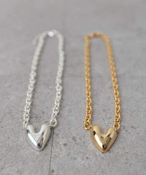 HANNE（アン）の「ハートモチーフチェーンネックレス（ネックレス・レディース・ゴールド/シルバー・FREE）」の12枚目の写真