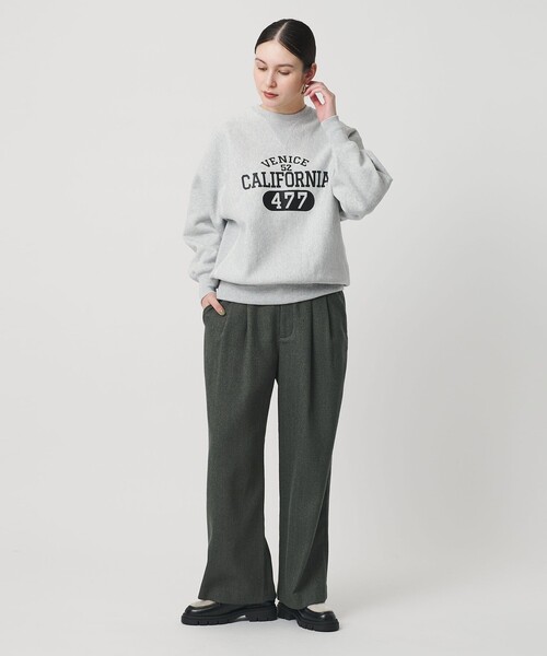 【beauty & youth 別注】＜Champion＞スウェットプルオーバー 別注】＜Champion＞プリント スウェットプルオーバー（スウェット