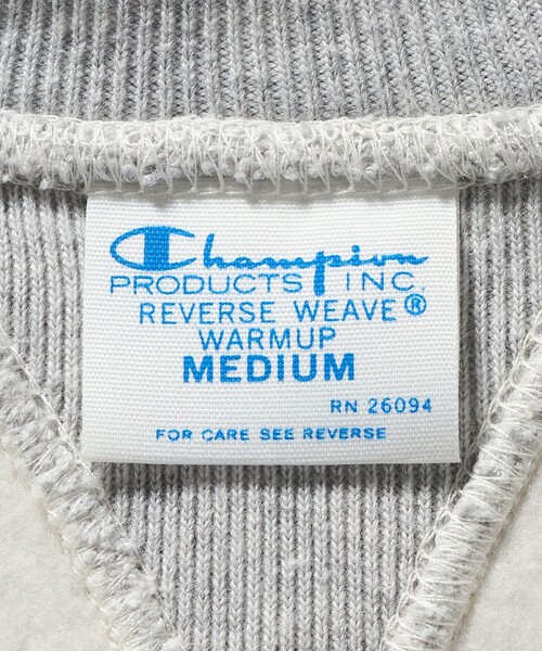 Champion（チャンピオン）の「【別注】＜Champion＞プリント スウェットプルオーバー（スウェット・レディース・ブラック/ライトグレー・FREE）」の9枚目の写真