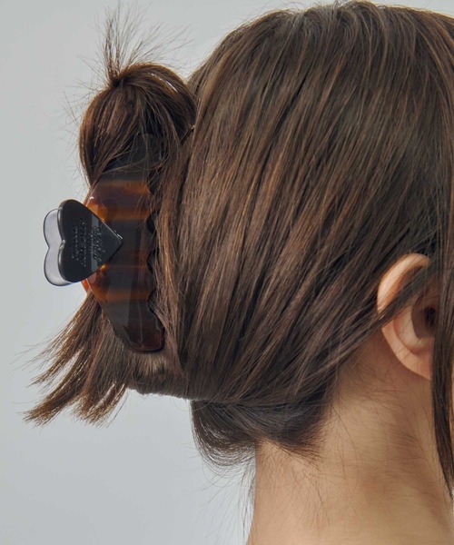ルーカス ハート ID プレート バンス クリップ（バレッタ/ヘアクリップ