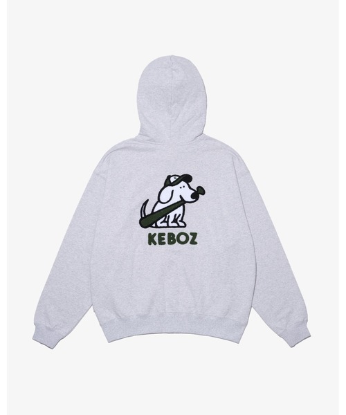 KEBOZ（ケボズ）の「YIK SWEAT FULL ZIP HOODIE（パーカー・メンズ・グレー/ネイビー/ブラウン・S/M/L/XL/2XL）」の3枚目の写真