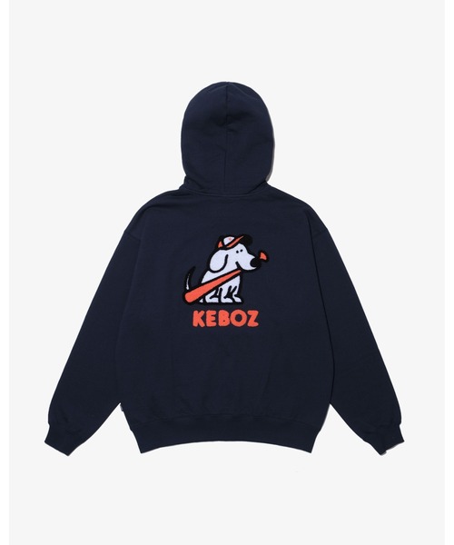 KEBOZ（ケボズ）の「YIK SWEAT FULL ZIP HOODIE（パーカー・メンズ・グレー/ネイビー/ブラウン・S/M/L/XL/2XL）」の9枚目の写真