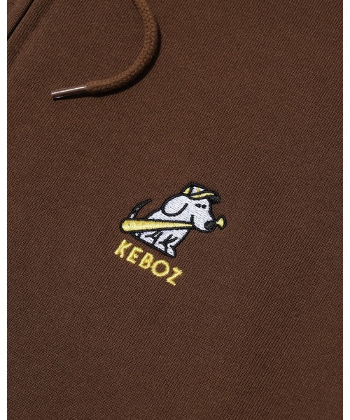 KEBOZ（ケボズ）の「YIK SWEAT FULL ZIP HOODIE（パーカー・メンズ・グレー/ネイビー/ブラウン・S/M/L/XL/2XL）」の14枚目の写真