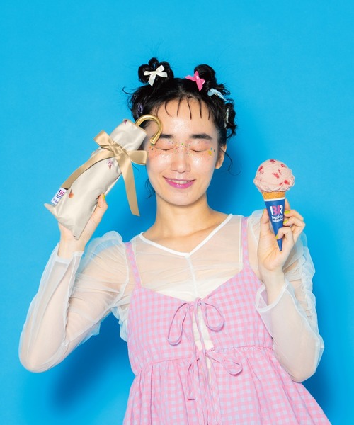 遮光 晴雨兼用折りたたみ日傘 ”ジャガード×レース”（折りたたみ傘